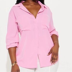 Fashion Nova Pink Blouse